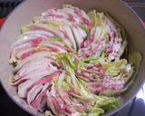 白菜と豚肉のミルフィーユ鍋☆麺つゆで簡単作り方2写真