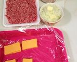 我が家のチーズin煮込みハンバーグ♬作り方1写真