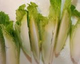 四川児菜(蕾菜)のニンニクしょうゆ炒め作り方1写真