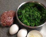 うまうま！そぼろとニラの卵焼き作り方1写真