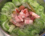 セロリとソーセージ煮込みとマカロニ作り方3写真