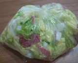 ５分で☆旬の白菜とハムのサラダ作り方4写真