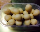 レンジで簡単！ヘルシーお豆腐みたらし団子作り方6写真