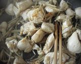鶏肉とごぼうの味噌炒め作り方4写真