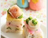ひな祭り＊プチケーキ風寿司作り方2写真