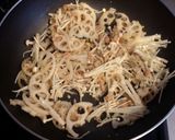 ツナと蓮根の濃厚トマトパスタ作り方3写真