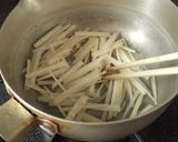 Ｗ大根と納豆のキムチーズスープ作り方2写真