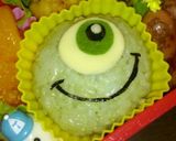 キャラ弁★マイク★モンスターズインク作り方2写真