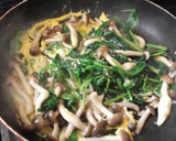 しめじとほうれん草の卵炒め作り方5写真