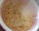 簡単パスタ★焼肉のタレdeトンスパ作り方1写真