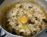 まな板包丁要らず！豚挽肉としめじの炒豆腐作り方4写真