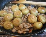 新じゃがの肉みそ炒め大葉ゆず風味作り方7写真