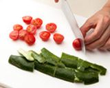 たたききゅうりと鶏肉のヨーグルトサラダ作り方3写真