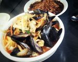 韓国風☆ムール貝と牡蠣の海鮮ちゃんぽん作り方8写真
