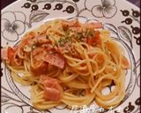 ベーコンとフレッシュトマトのパスタ作り方7写真