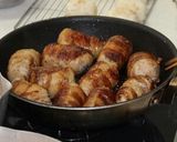 夜食でジャストミート!肉巻きおにぎり作り方4写真
