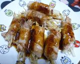 簡単　肉巻もやし作り方5写真