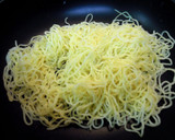 エビたま白菜のあんかけ焼きそば作り方5写真