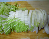 エビたま白菜のあんかけ焼きそば作り方2写真