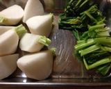 ホッコリとろとろ❗️カブのそぼろあん煮作り方1写真