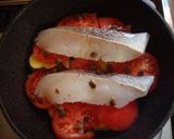 白身魚と野菜のレモン&ケイパー蒸し作り方2写真