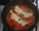 白身魚と野菜のレモン&ケイパー蒸し作り方3写真