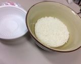 レンジで即席!豚キムチナムル雑炊作り方1写真