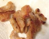 鶏皮の甘辛パリパリおつまみ作り方3写真