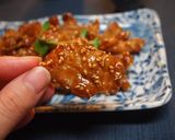 鶏皮の甘辛パリパリおつまみ作り方8写真