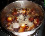 鶏砂肝のスパイス煮(魯味)作り方2写真