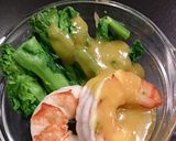 簡単！えびと菜の花の酢味噌和え作り方8写真