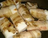 はんぺんにバラ肉巻いちゃいました(^^)作り方4写真