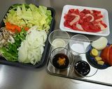 給食の味♪野菜たっぷり焼肉丼作り方1写真