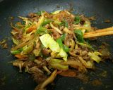 給食の味♪野菜たっぷり焼肉丼作り方6写真