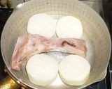 パパのマグロカマ大根（2）作り方1写真