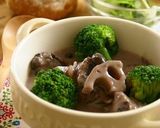 美容に♬黒豆とチキンのクリームシチュー作り方8写真