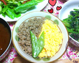 簡単 そぼろご飯 そぼろ丼 レンジでも作り方4写真