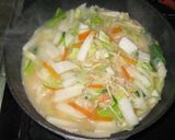 シャキシャキ白菜味噌あんかけ丼作り方3写真