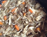 牛丼からのきのこたっっぷり炊き込みご飯作り方2写真