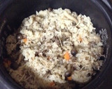 牛丼からのきのこたっっぷり炊き込みご飯作り方3写真