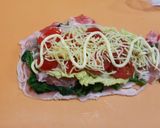色鮮やか☆薄切り肉と野菜のホイル蒸し作り方3写真