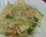 シャキシャキ白菜味噌あんかけ丼作り方7写真