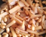 チリチリ蒟蒻☆甘辛きんぴら☆大豆入り作り方3写真