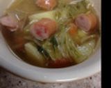 具沢山も！簡単❤和洋折衷の野菜スープ作り方6写真