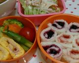 お弁当に♪ロールサンド作り方3写真