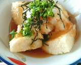 軽食に☆簡単♪揚げ出しもちのあんかけ★作り方4写真