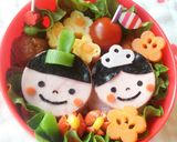 ひな祭りキャラ弁♪お雛様おにぎり作り方11写真