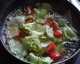 チーズIN♥焼おにぎりのおかずスープ作り方4写真