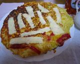 お好み焼きみたいな♪ホットケーキ♥作り方1写真