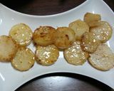 簡単おつまみ！山芋のお好み焼きソテー作り方2写真